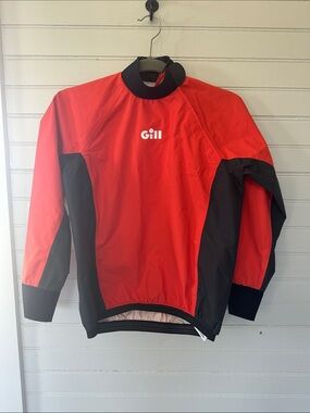 Gill Kids' Orange and Black Sailing Pullover